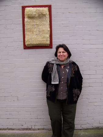 Saltine Bed with artist